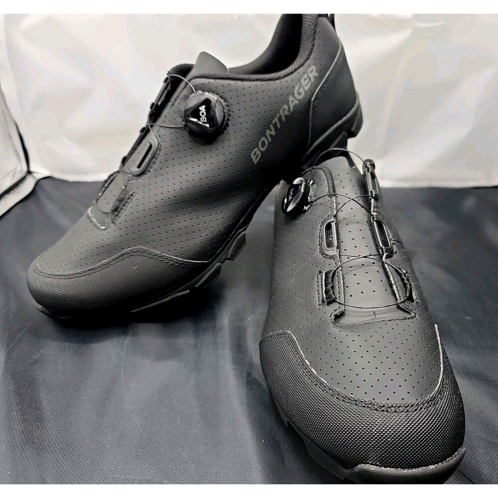 Bontrager Evo Cycling Shoes Mens 14 Black Clipless MTB Road BOA Closure New